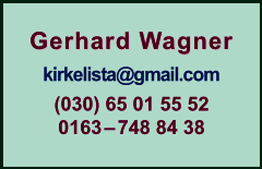 Kontaktdaten Gerhard Wagner
